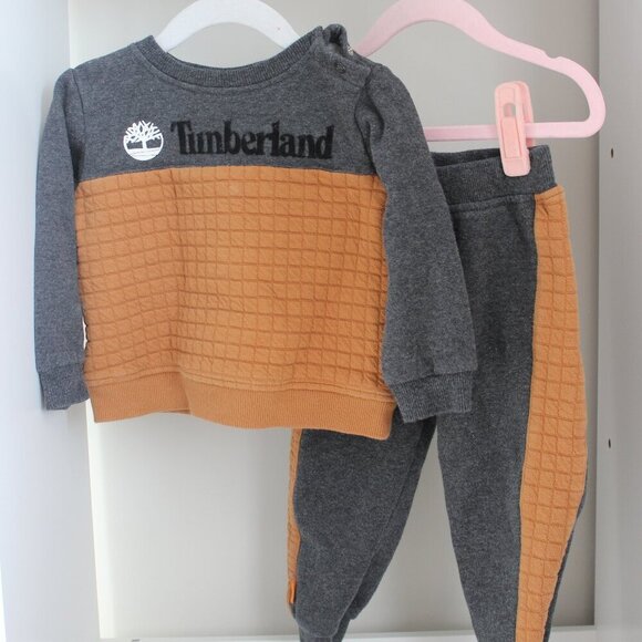 COPY - Timberland 2 pc set for baby set - Picture 1 of 4